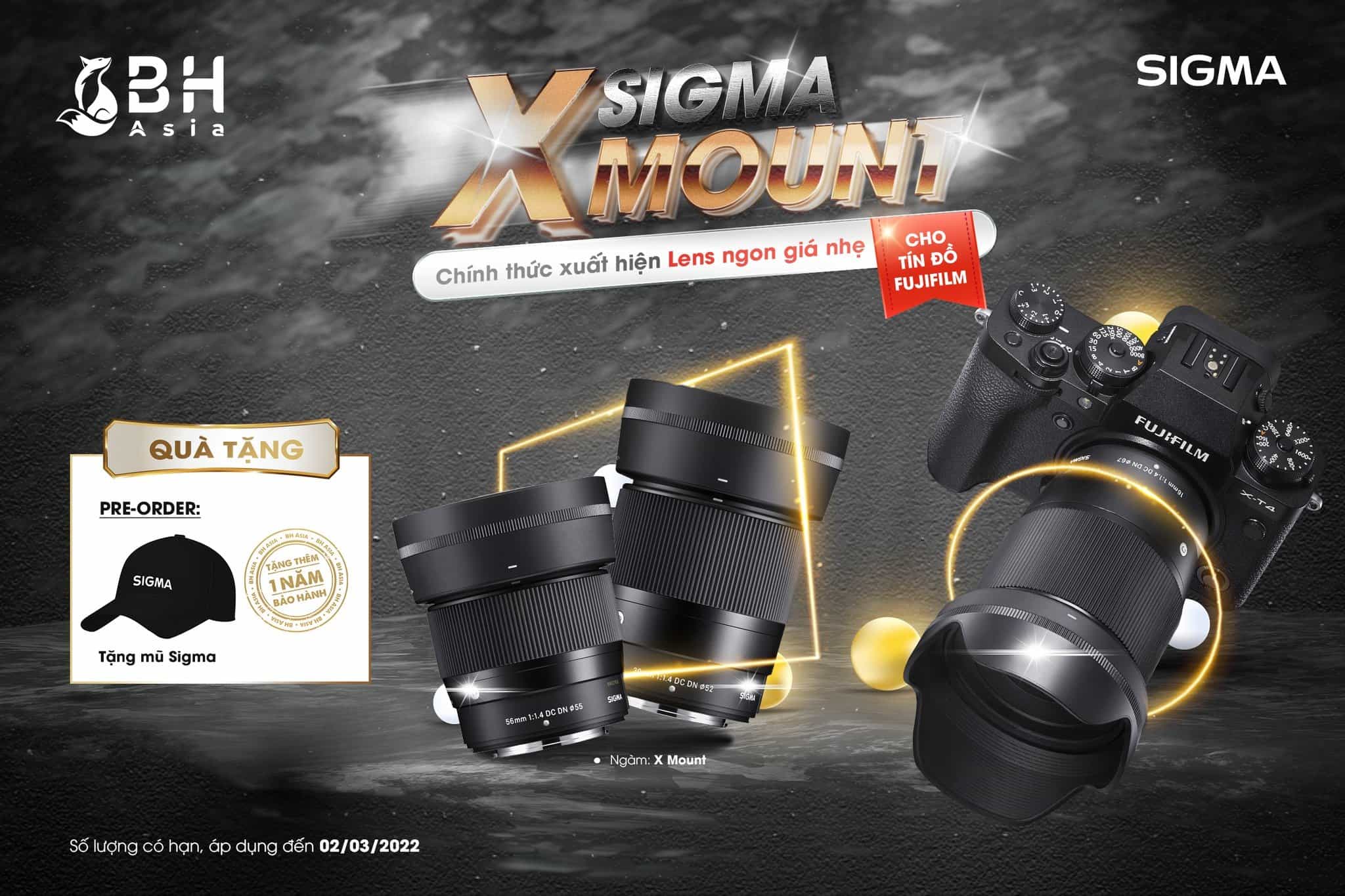 [Pre Order] Len Sigma X - Mount: Lens Ngon Giá Nhẹ - Lựa Chọn Mới Lý Tưởng