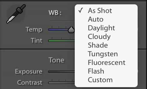 Thay đổi white balance trên máy ảnh nhanh chóng