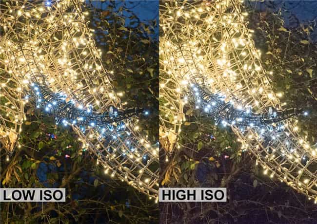 Điều chỉnh ISO phù hợp với môi trường