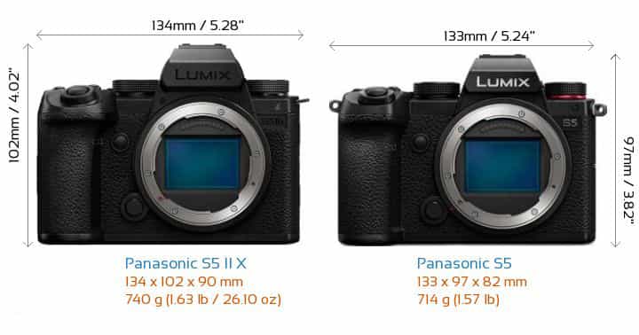 Panasonic Lumix S5 IIX được nâng cấp khả năng quay video so với Lumix S5 II