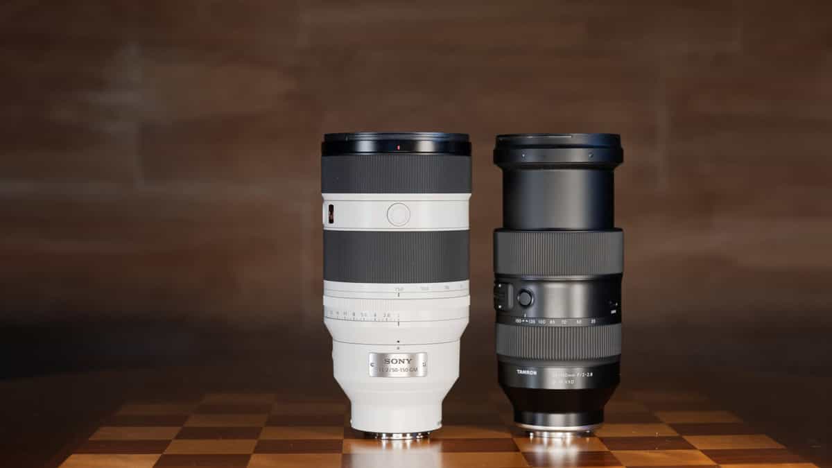 Đánh giá Sony 50-150mm F/2 GM: Kích thước và trọng lượng
