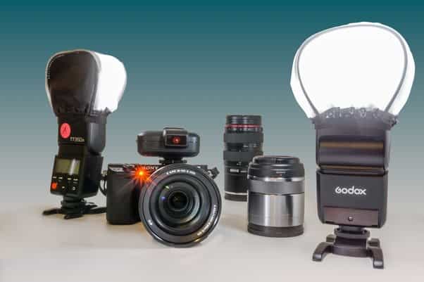 On-camera flash