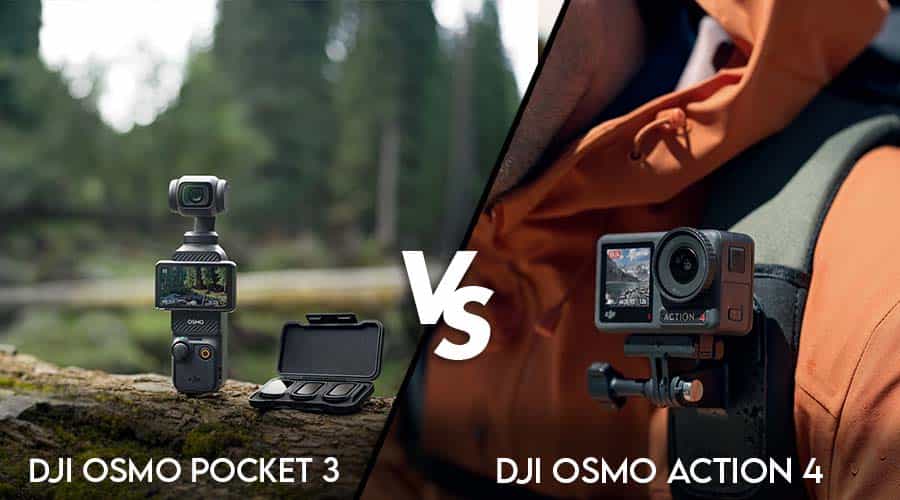 So Sánh DJI Osmo Pocket 3 Vs DJI Osmo Action 4: Đâu Là Camera Dành Cho Bạn?
