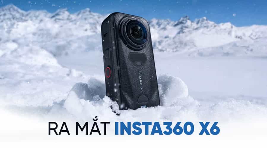 Ra Mắt Insta360 X6: Camera 360 8K Với Cảm Biến Lớn Hơn