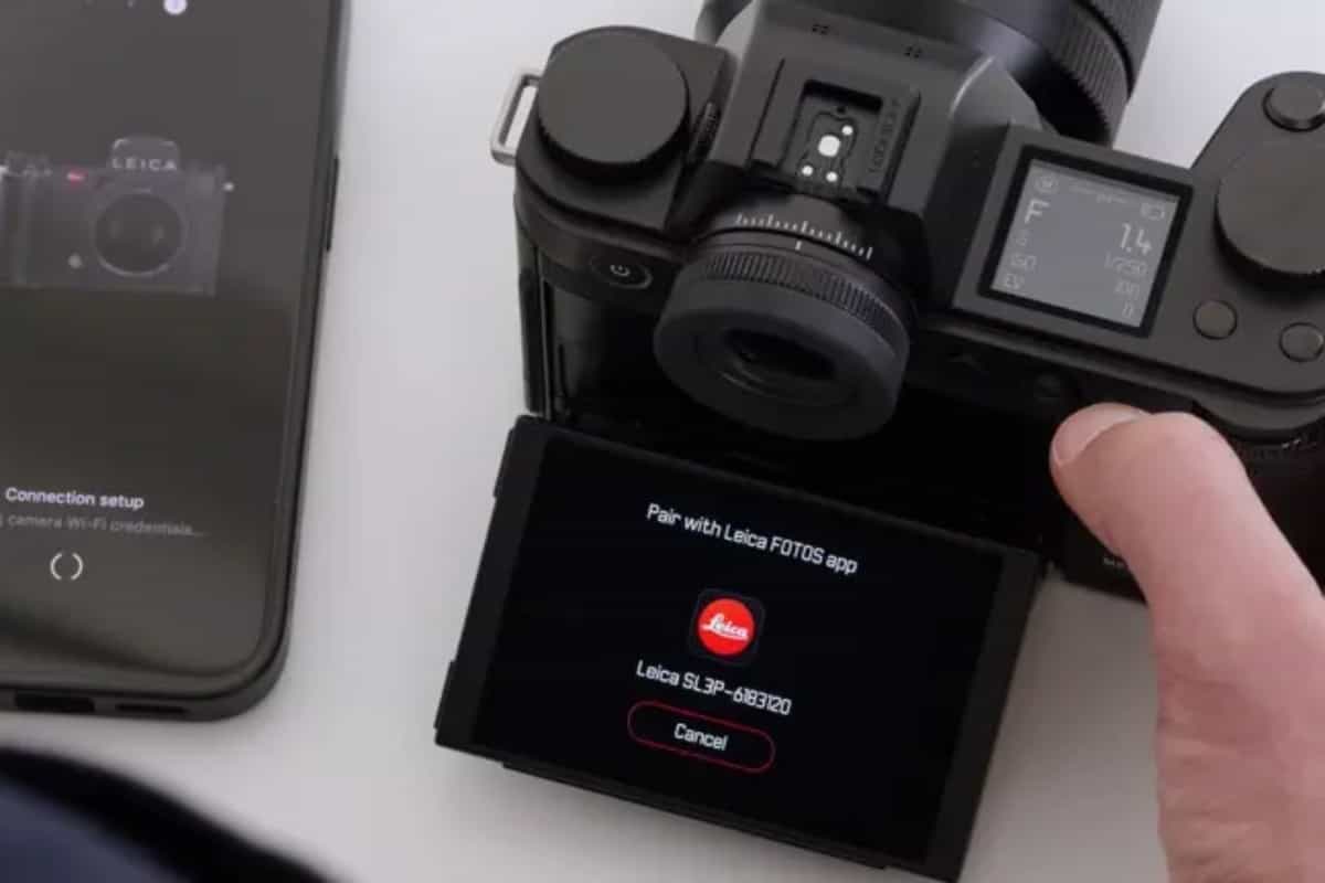 Leica SL3-P hỗ trợ kết nối với Leica FOTOS