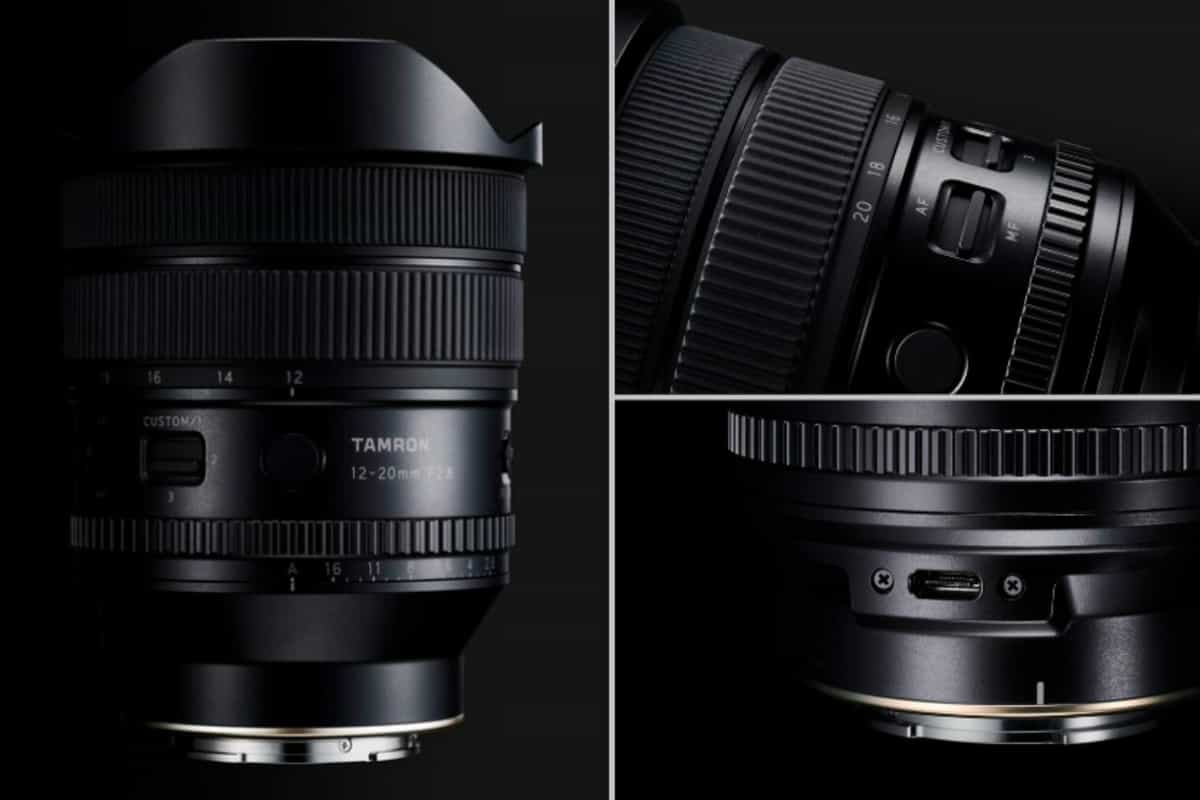 Tamron 12-20mm f2.8 là ống kính đầu tiên sở hữu ngôn ngữ thiết kế mới
