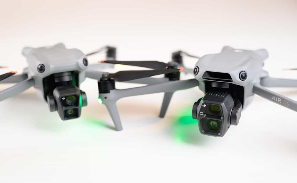 So sánh DJI Air 3S vs DJI Air 3: Thiết kế