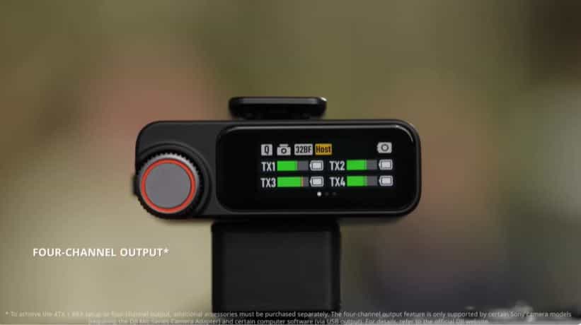 DJI Mic 3 hỗ trợ thu âm đa thiết bị