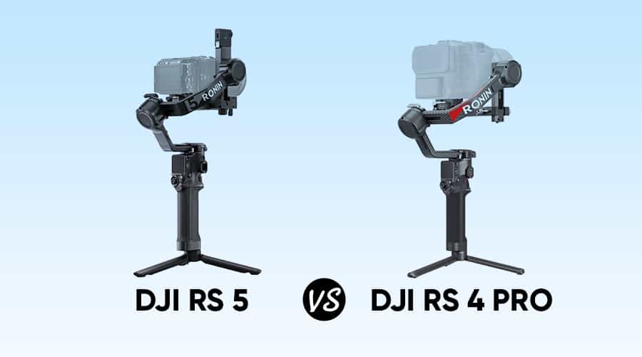 So Sánh DJI RS 5 Vs DJI RS 4 Pro: Mirrorless Gọn Nhẹ Hay Cine Rig Chuyên Nghiệp