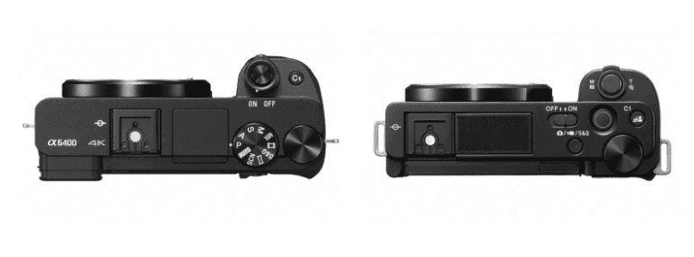 Sony ZV-E10 vs A6400 vị trí nút bấm