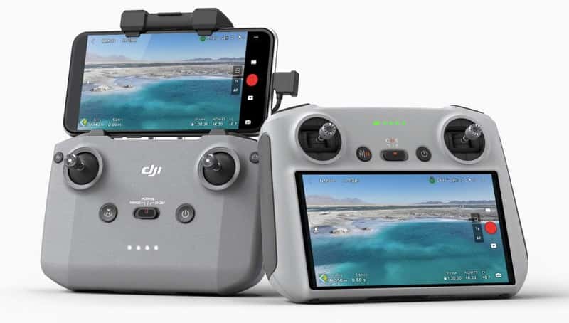 Ngoài RC-N1 dji mini 3 pro sử dụng điều khiển DJI RC hoàn toàn mới