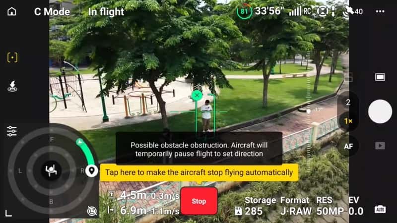 Đánh giá DJI Mini 5 Pro: Tính năng tránh chướng ngại vật