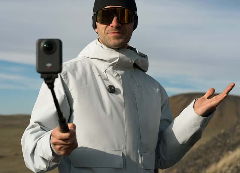 Đánh giá DJI Osmo 360: Cảm biến vuông lớn