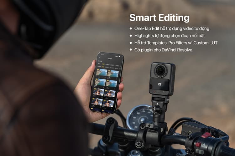 AI phân tích footage, chọn template phù hợp và dựng video