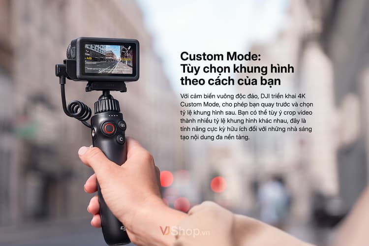 Cảm biến vuông cho phép DJI triển khai 4K Custom Mode