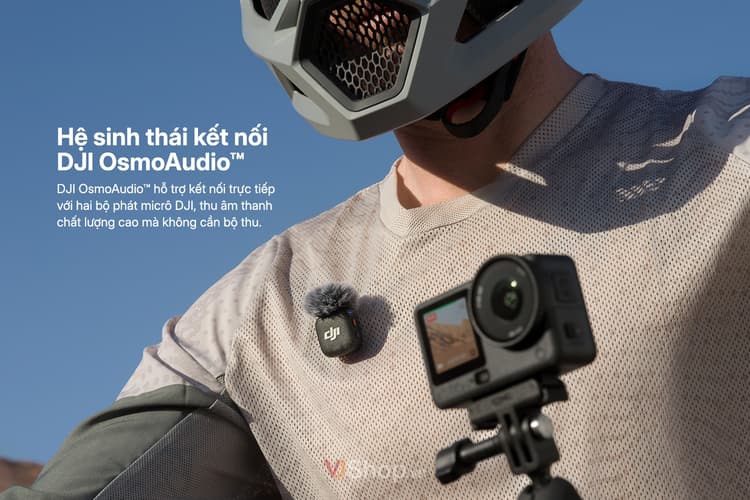Osmo Action 6 kết nối âm thanh DJI OsmoAudio™