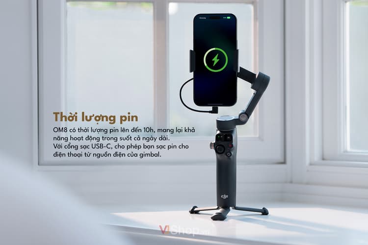 Thời lượng sử dụng lên đến 10 giờ