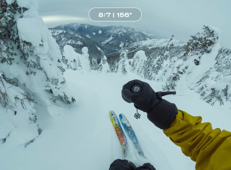 GoPro Hero 12 Black góc nhìn 156 độ ở tỷ lệ 8:7