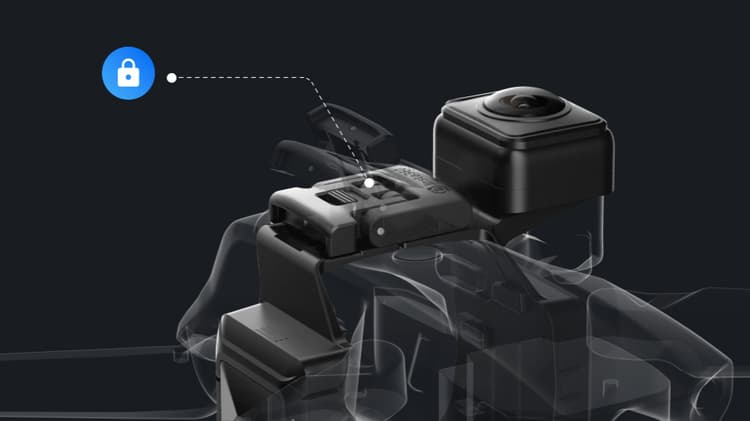 Dễ dàng tháo lắp Insta360 Sphere trên drone DJI