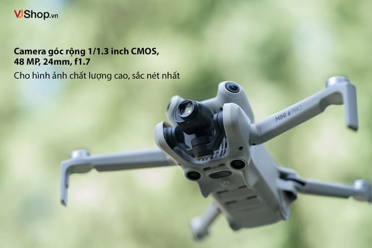 Mini 4 Pro có cảm biến CMOS 1/1.3-inch