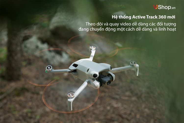 DJI Mini 4 Pro nâng cấp công nghệ ActiveTrack 360° 