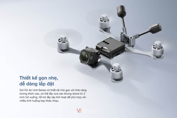 Thiết kế DJI O4 Air Unit nhẹ và linh hoạt