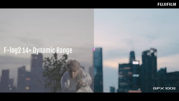 GFX100 II là máy ảnh GFX đầu tiên có F-Log2