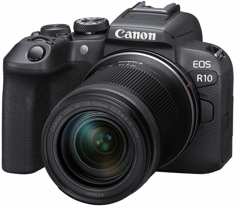 Camera Canon EOS R10 cùng ống kính RF-S 18-150mm f/3.5-6.3 IS STM 