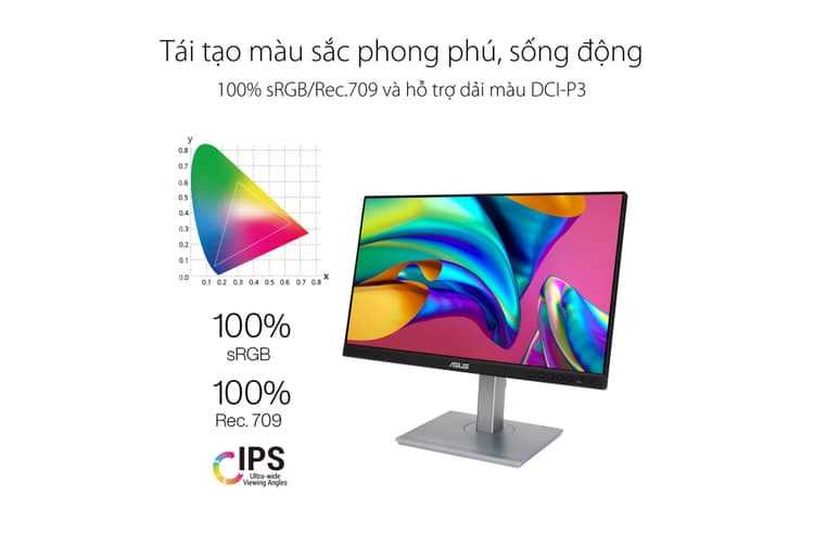 ASUS ProArt PA247CV với độ phân giải 1920 x 1080