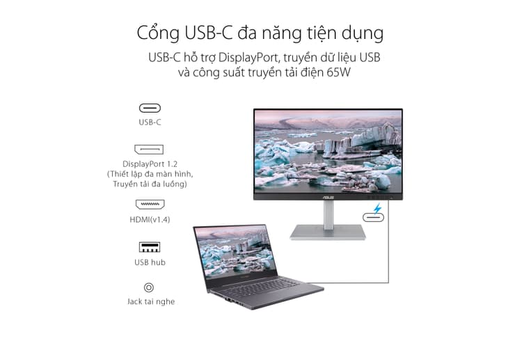 ProArt PA247CV với khả năng kết nối linh hoạt