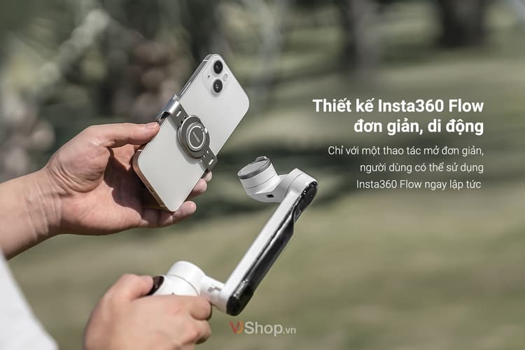 Insta360 Flow được tối ưu về thiết kế