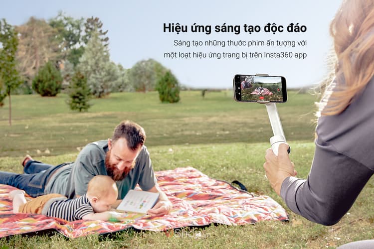 Người dùng Insta360 Flow thỏa sức sáng tạo với các hiệu ứng điện ảnh tích hợp trong ứng dụng Insta360 