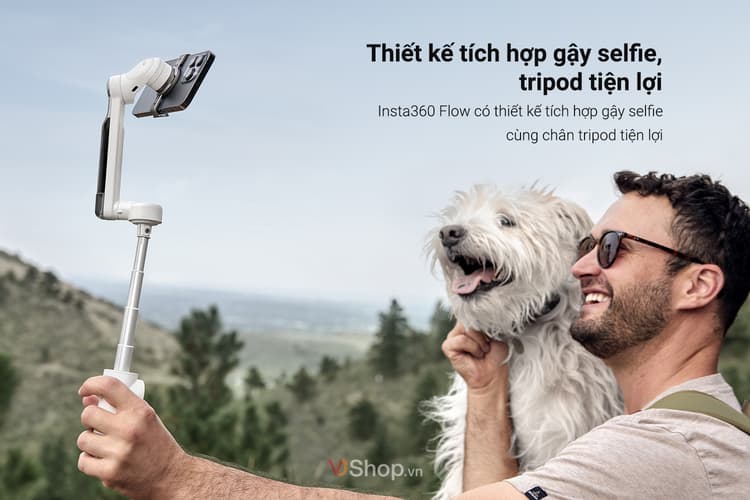 Tất cả những thao tác bạn cần làm chỉ đơn giản là kéo dài chiếc gimbal ra và sử dụng