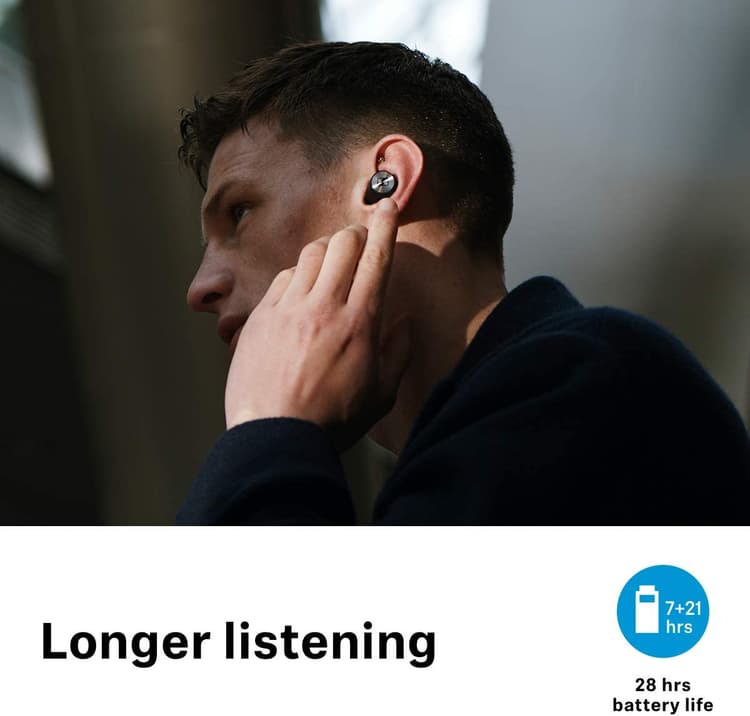 Sennheiser Momentum TW 2 Black có thời lượng pin dài