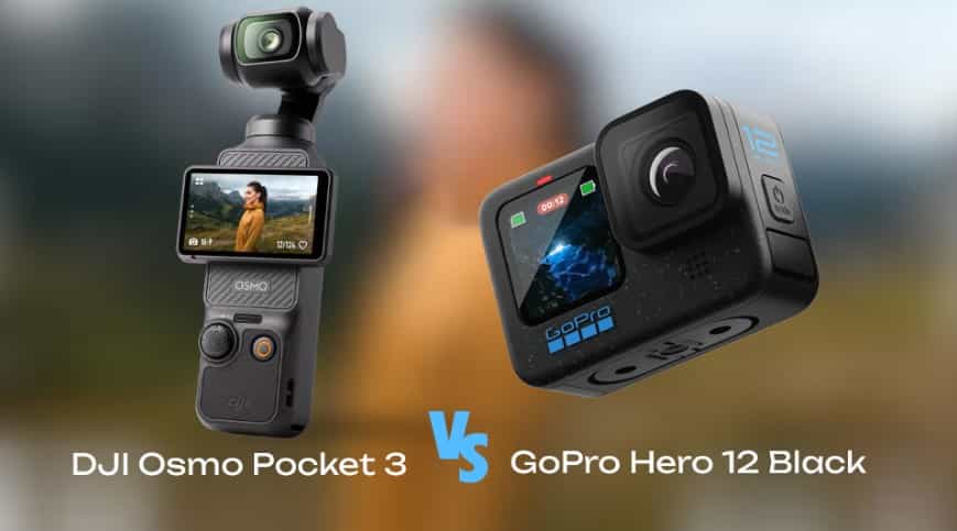 So Sánh DJI Osmo Pocket 3 vs GoPro Hero 12 Black: Sự Đối Đầu Giữa Hai Ông Lớn Về Action Camera