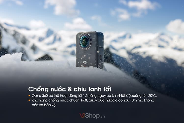 OSMO 360 có thể hoạt động bền bỉ trong những điều kiện khắc nghiệt nhất