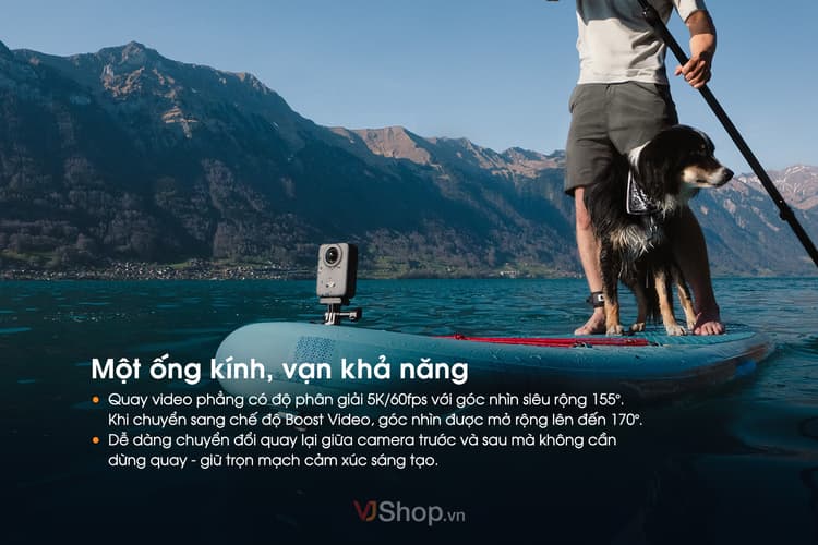 Ghi hình linh hoạt với chế độ ống kính đơn