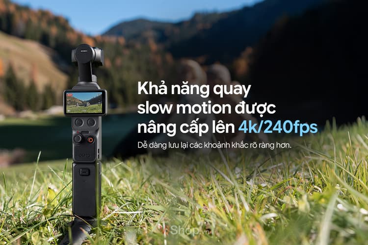 Pocket 4 ghi hình ở 4K/240fps