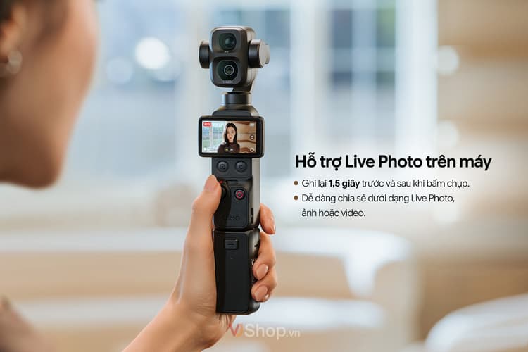Chế độ 4K Live Photo của Osmo Pocket 4P
