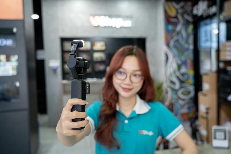 DJI Osmo Pocket 4P tối ưu tông da và màu sắc