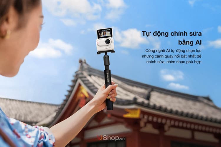 Người dùng Insta360 GO 3 có thể chỉnh sửa hậu kỳ các thước phim thông qua Insta360 app