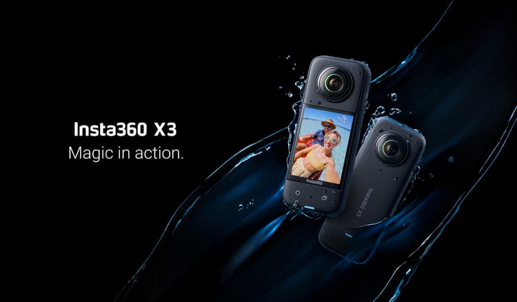 Camera Insta360 One X3 nhỏ gọn, linh hoạt