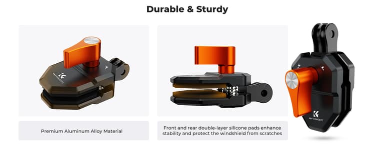 Chất liệu K&F Concept Windshield Mount Clamp cao cấp