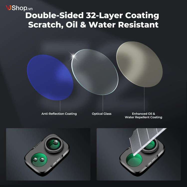 K&F Concept Wide Angle Lens Filter cho Pocket 4P