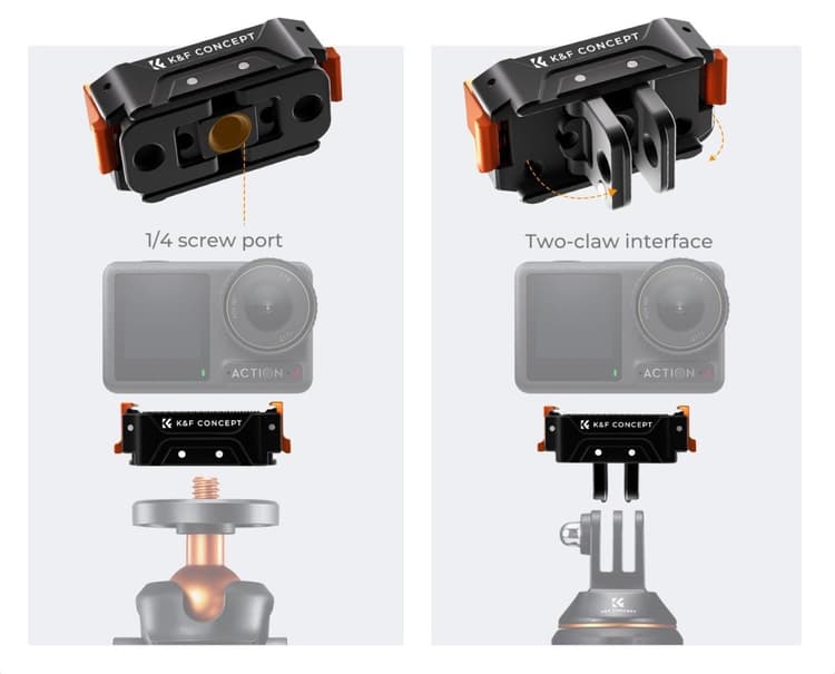 Tương thích với nhiều dòng DJI Osmo Action