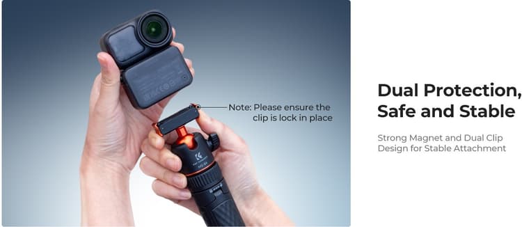 Cơ chế quick release kết hợp nam châm hút mạnh