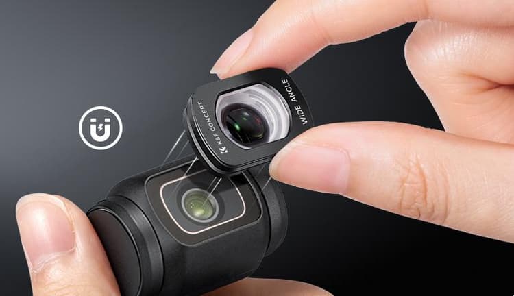 Hệ thống từ tính trên K&F Nano-X Series Wide-angle Len