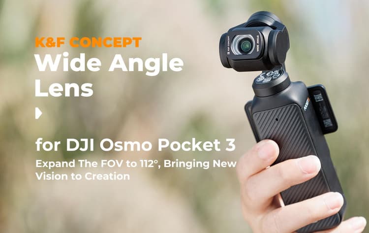 K&F Nano-X Series Wide-angle Len cho DJI Pocket 3