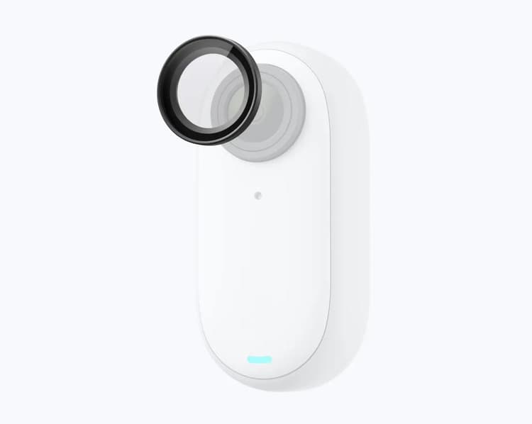 Thiết kế Insta360 GO 3 Lens Guard được cấu tạo từ kính với độ bền cao