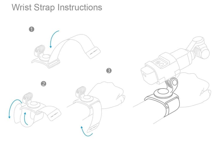 PGYTECH Action Camera Hand and Wrist Strap info 11